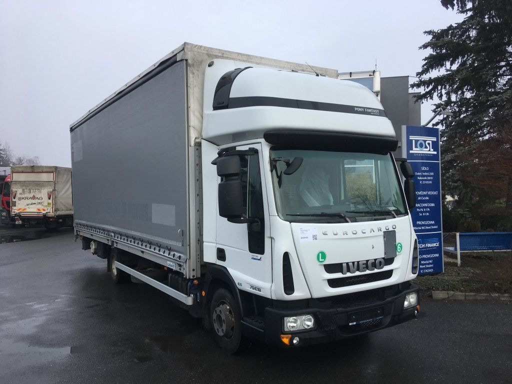Iveco 75-190 Eurocargo 18 Pal. Dhollandia 1000 kg - Planen Transporter: das Bild 3 Iveco 75-190 Eurocargo 18 Pal. Dhollandia 1000 kg - Planen Transporter: das Bild 3