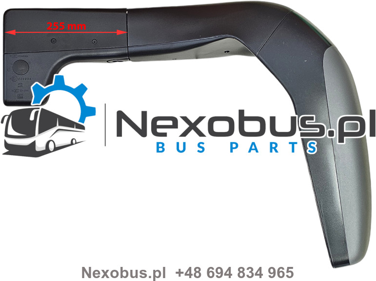 Lusterko Mercedes Intergo Setra 4.. NF UL prawe L=255 mm - Rückspiegel für Bus: das Bild 1 Lusterko Mercedes Intergo Setra 4.. NF UL prawe L=255 mm - Rückspiegel für Bus: das Bild 1