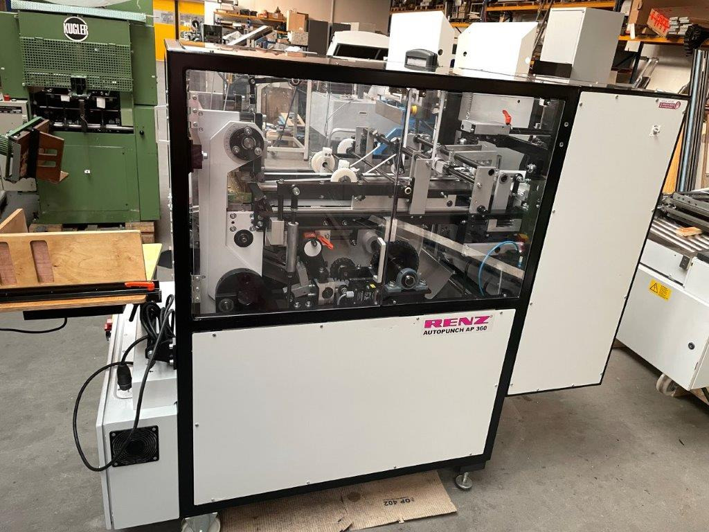 AUTOMATIC PUNCH RENZ AP 360 V4 Manual - Druckmaschine: das Bild 2 AUTOMATIC PUNCH RENZ AP 360 V4 Manual - Druckmaschine: das Bild 2