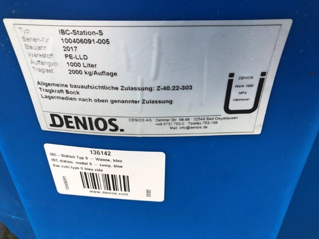 Hazardous material storage Denios PSE-4 450 liters - Lagertank: das Bild 2 Hazardous material storage Denios PSE-4 450 liters - Lagertank: das Bild 2