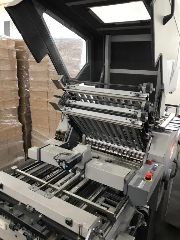 Falzmaschine Horizon AFC-546 AKT semi-automatic adjustable combination folder with shingle press delivery Horizon PST-40: das Bild 6