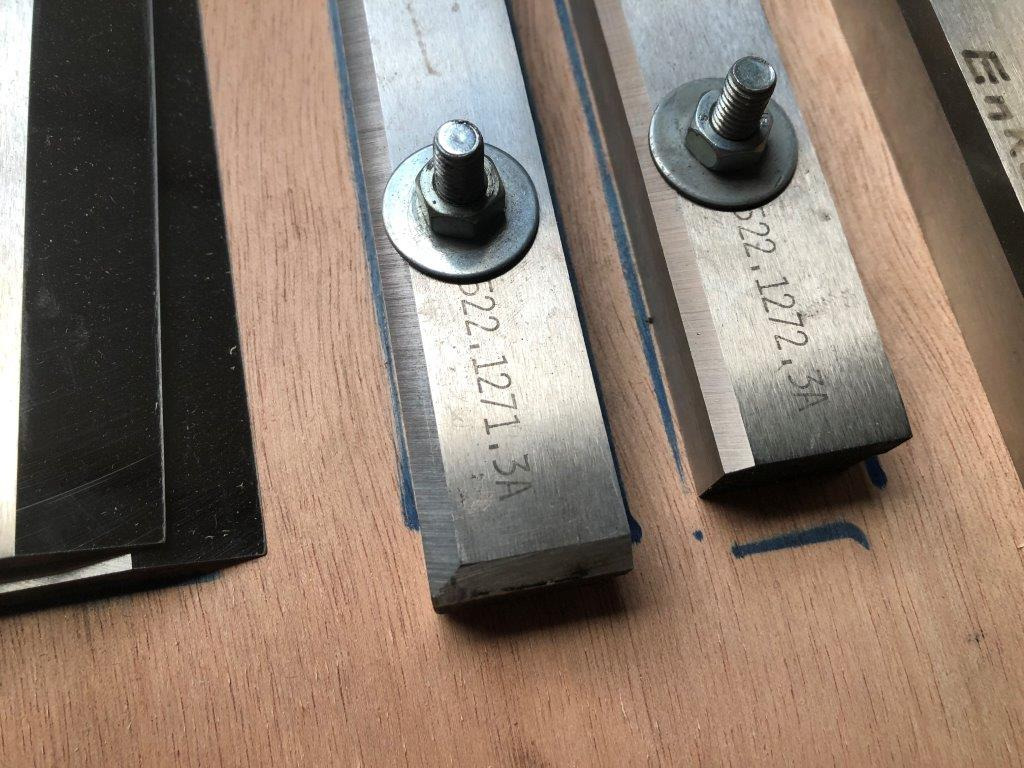 Papierschneidemaschine Knife set three-knife trimmer Muller Martini 890: das Bild 6