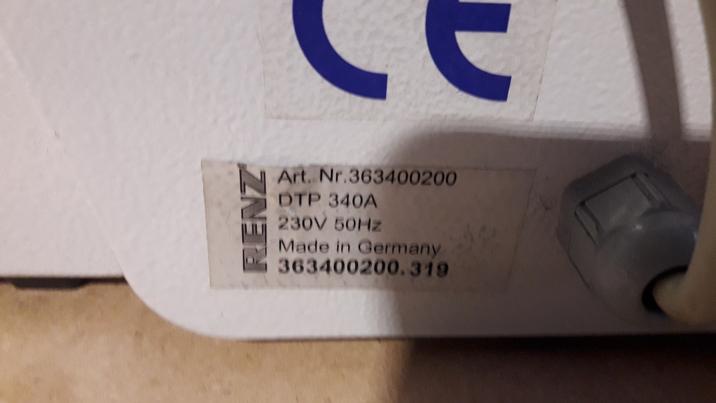 Semi-automatic table punching machine Christian Renz DTP 340 A with calendar tooling - Druckmaschine: das Bild 5 Semi-automatic table punching machine Christian Renz DTP 340 A with calendar tooling - Druckmaschine: das Bild 5