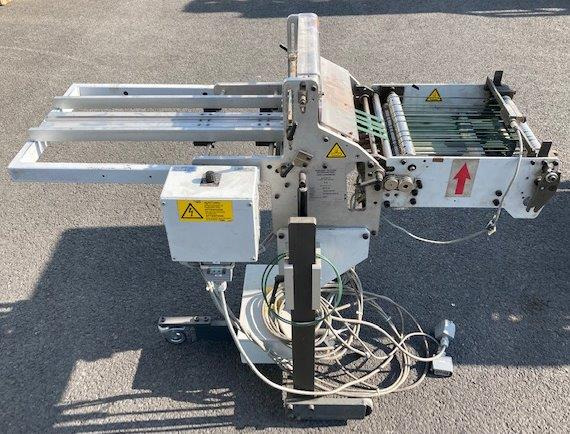 Small Sized Pharmaceutical pocket folding Machine HEIDELBERG STAHLFOLDER Ti 36-6-F-T with STA-30 and additional Kbi-36 crossfold - Falzmaschine: das Bild 2 Small Sized Pharmaceutical pocket folding Machine HEIDELBERG STAHLFOLDER Ti 36-6-F-T with STA-30 and additional Kbi-36 crossfold - Falzmaschine: das Bild 2