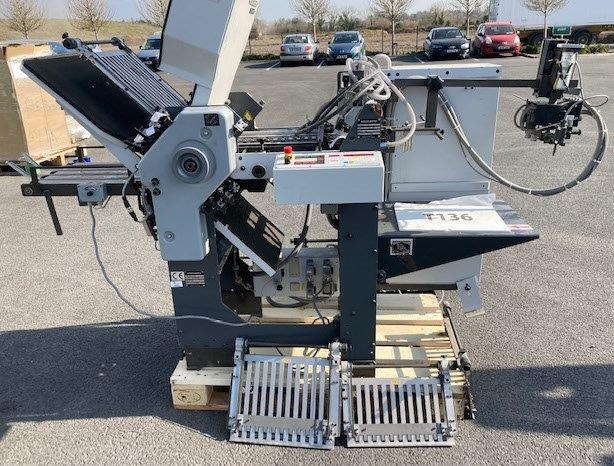 Small Sized Pharmaceutical pocket folding Machine HEIDELBERG STAHLFOLDER Ti 36-6-F-T with STA-30 and additional Kbi-36 crossfold - Falzmaschine: das Bild 5 Small Sized Pharmaceutical pocket folding Machine HEIDELBERG STAHLFOLDER Ti 36-6-F-T with STA-30 and additional Kbi-36 crossfold - Falzmaschine: das Bild 5