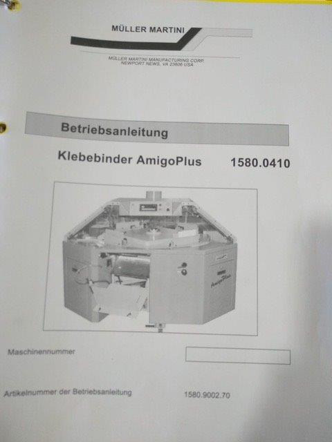 Bindemaschine four clamps Perfect binder Muller Martini Amigo Plus 1580.0410: das Bild 6