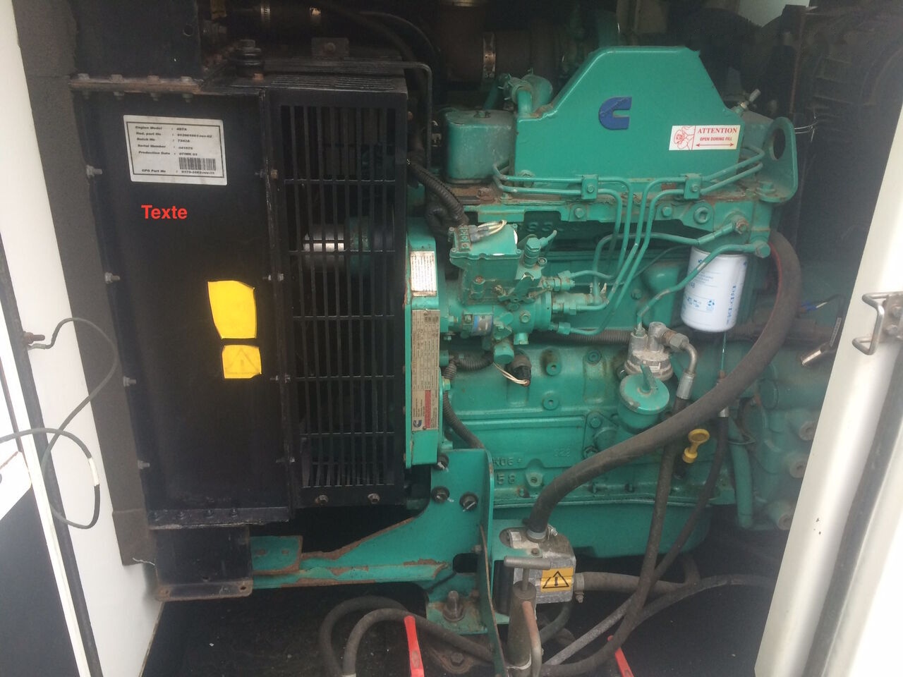 Cummins 70 kVa 4BT3.9 - Stromgenerator: das Bild 2 Cummins 70 kVa 4BT3.9 - Stromgenerator: das Bild 2