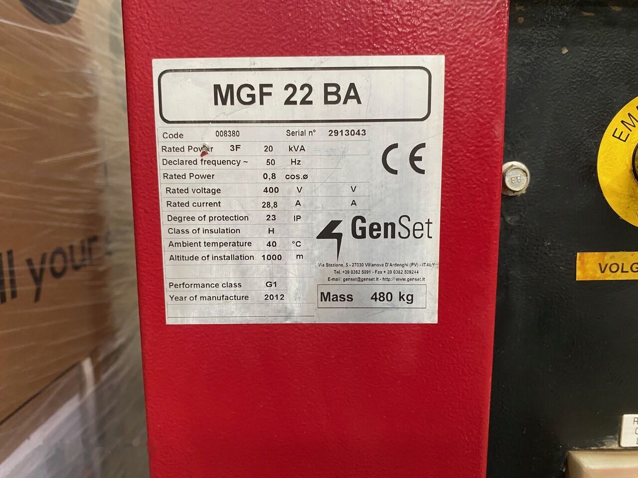 GenSet 20 kVa Yanmar - Stromgenerator: das Bild 5 GenSet 20 kVa Yanmar - Stromgenerator: das Bild 5