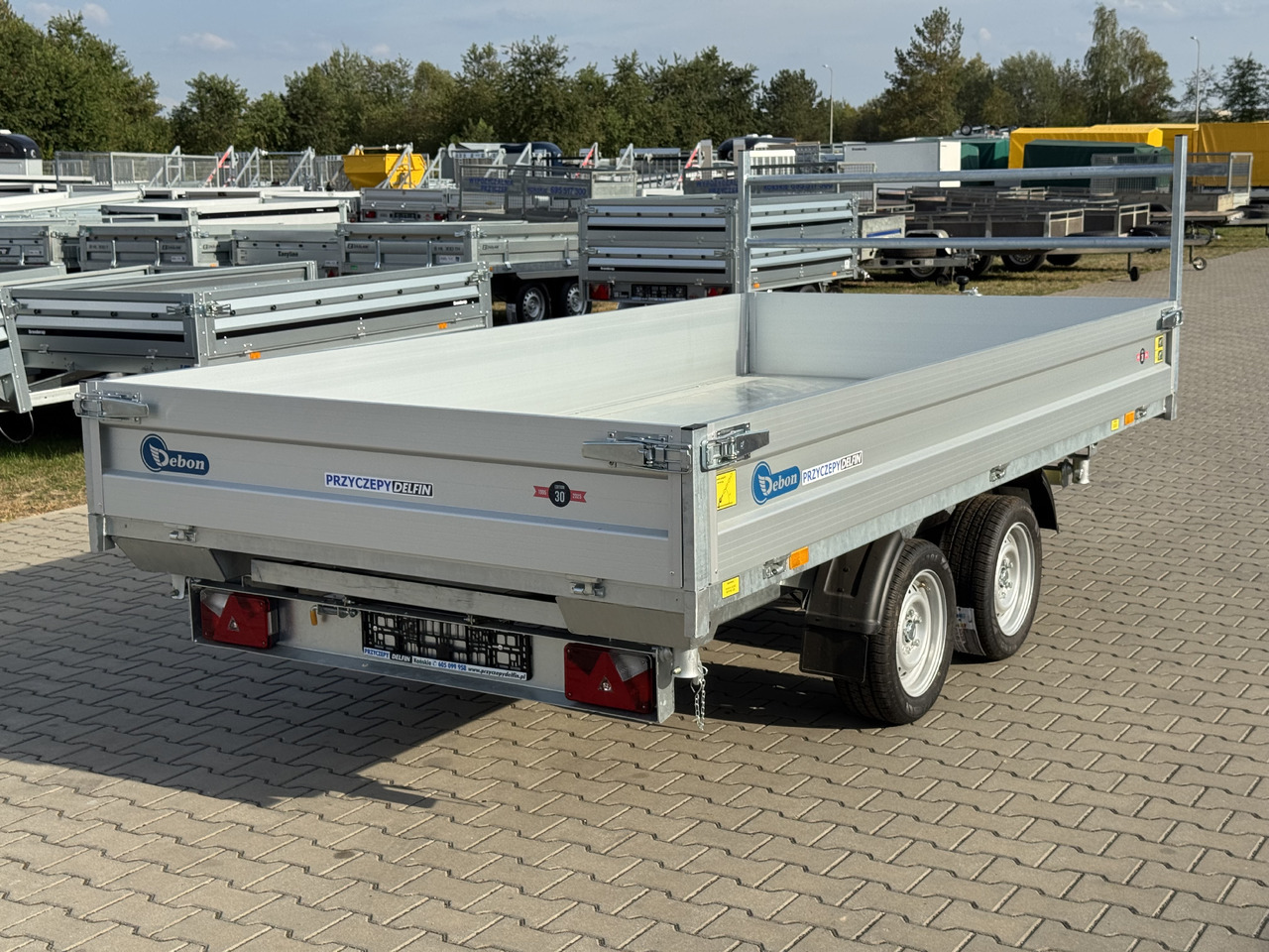 DEBON PW 3.6 Electric 360x180 cm 3.5T - Kipper Anhänger: das Bild 4 DEBON PW 3.6 Electric 360x180 cm 3.5T - Kipper Anhänger: das Bild 4