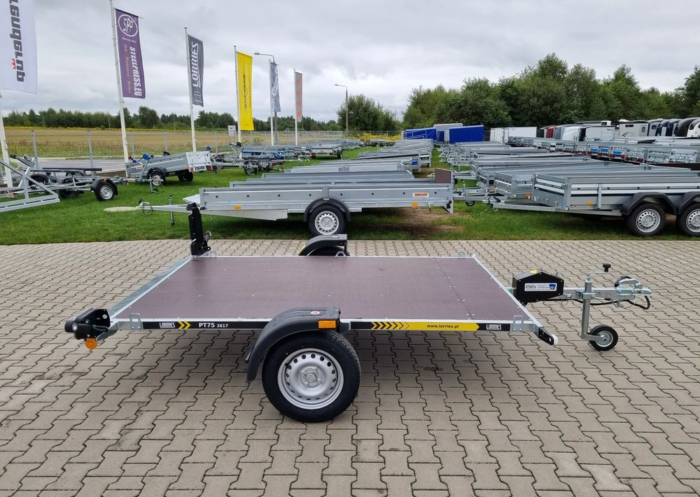 LORRIES PT75-2617 - 255 x 170 cm / 750 kg opuszczana platforma pod quady Can-Am, CF-Moto, Polaris, Spyder - Motorradanhänger: das Bild 3 LORRIES PT75-2617 - 255 x 170 cm / 750 kg opuszczana platforma pod quady Can-Am, CF-Moto, Polaris, Spyder - Motorradanhänger: das Bild 3