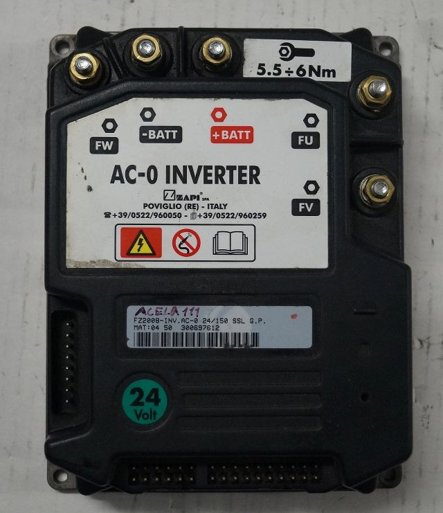Atlet 300697612 | Rij regeling drive controller Zapi AC-) 24V/150A fz2008-inv sn - Steuergerät für Flurförderzeug: das Bild 1 Atlet 300697612 | Rij regeling drive controller Zapi AC-) 24V/150A fz2008-inv sn - Steuergerät für Flurförderzeug: das Bild 1