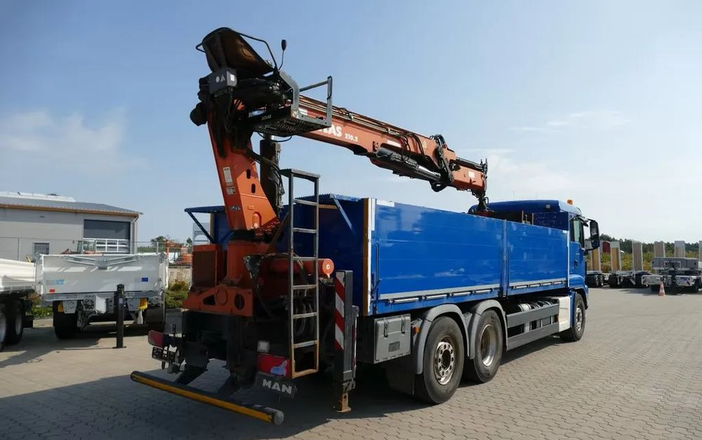 MAN TGS 26.460 – Platforma z żurawiem HDS tylnym do materiałów budowlanych / Retarder / 6x2 / Klima / Euro 6 - Autokran, Pritsche LKW: das Bild 4 MAN TGS 26.460 – Platforma z żurawiem HDS tylnym do materiałów budowlanych / Retarder / 6x2 / Klima / Euro 6 - Autokran, Pritsche LKW: das Bild 4