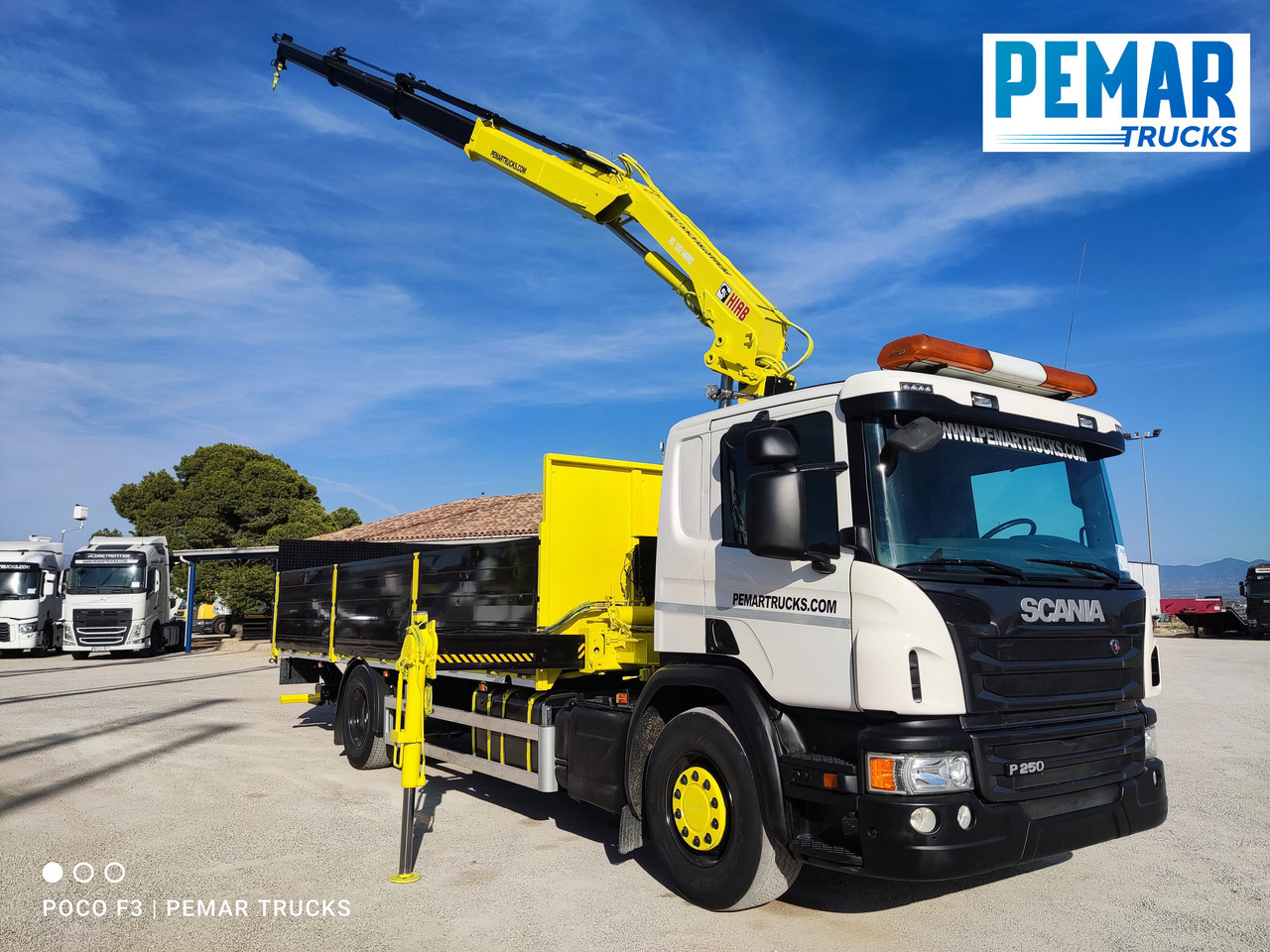 Autokran SCANIA P 250 GRUA CAJA FIJA: das Bild 11