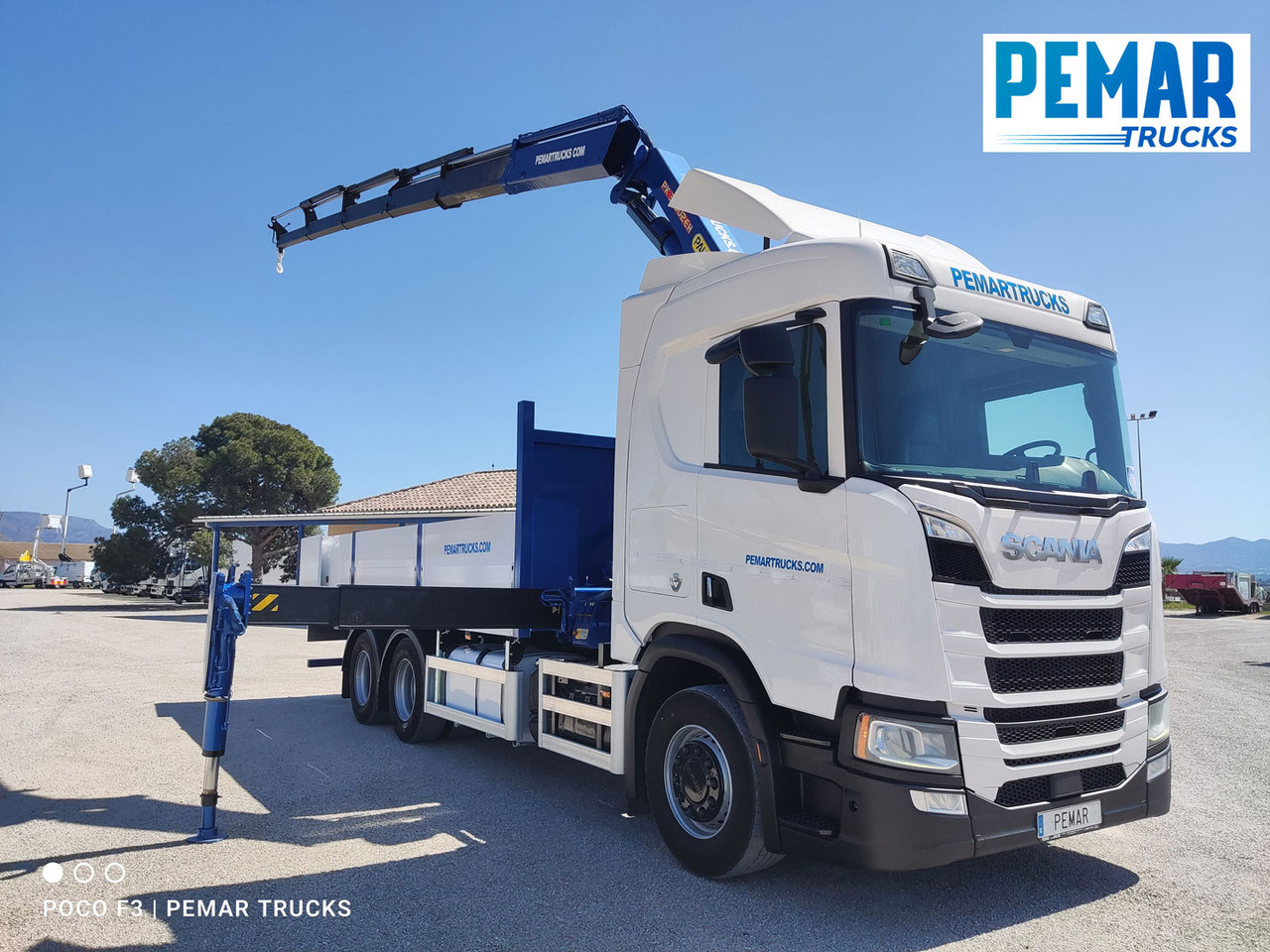 Autokran SCANIA R 520 6X2 GRUA CAJA FIJA: das Bild 17