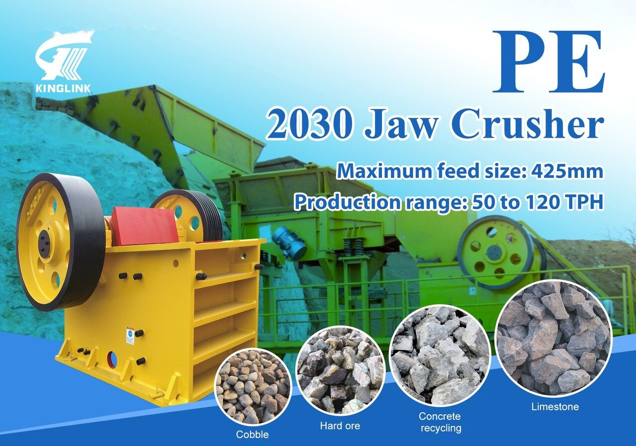 Kinglink PE500x750 | PE2030 Trio Type Jaw Crusher - Backenbrecher: das Bild 1 Kinglink PE500x750 | PE2030 Trio Type Jaw Crusher - Backenbrecher: das Bild 1