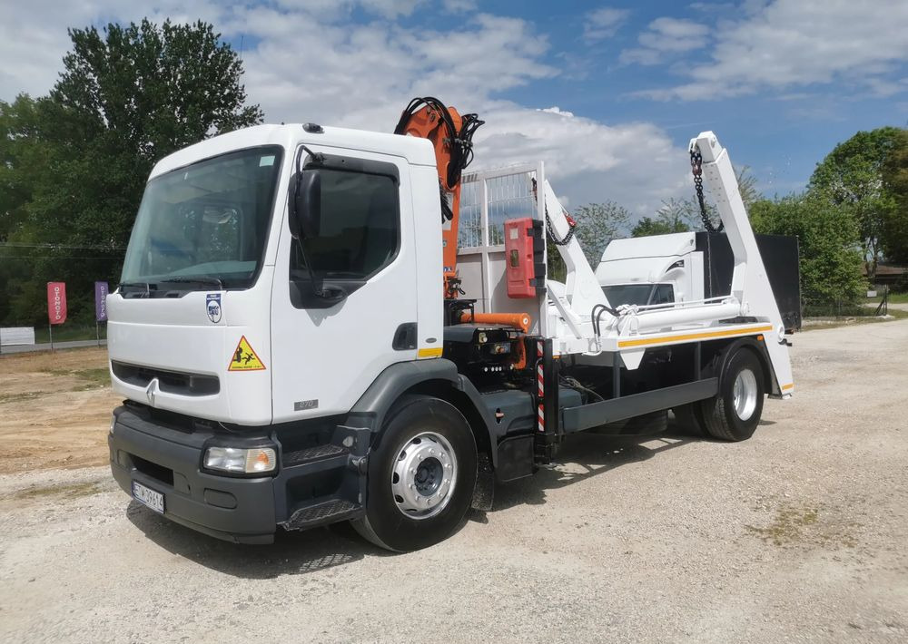 Renault Premium 270DCi + żuraw HDS Atlas 105.2 + Bramowiec MEILLER 12t Kontener - Absetzkipper, Autokran: das Bild 1 Renault Premium 270DCi + żuraw HDS Atlas 105.2 + Bramowiec MEILLER 12t Kontener - Absetzkipper, Autokran: das Bild 1