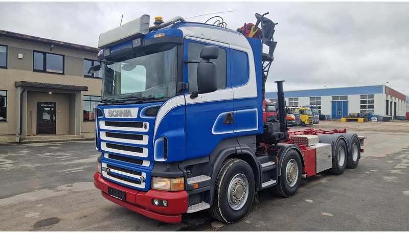 Scania R500 8X4 Epsilon E250Z95 - Abrollkipper, Autokran: das Bild 3 Scania R500 8X4 Epsilon E250Z95 - Abrollkipper, Autokran: das Bild 3