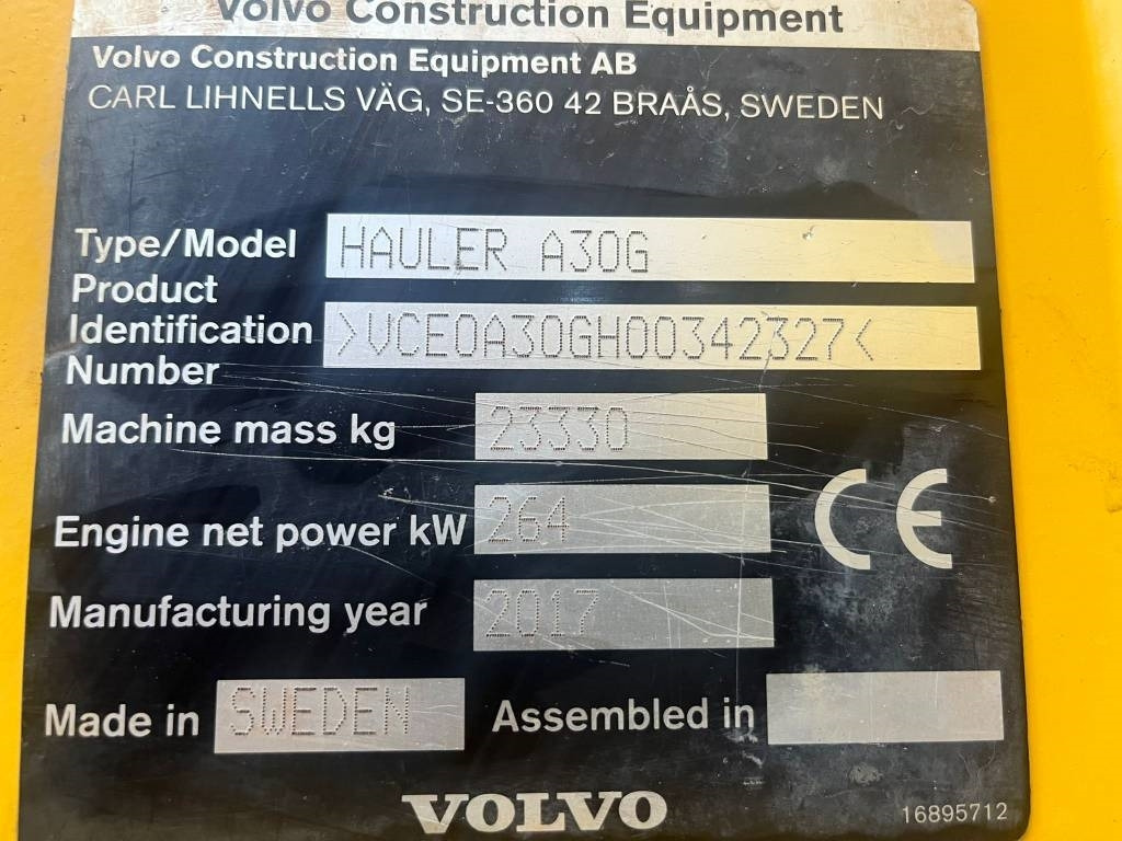 Volvo A 30 G (Under Preparation) - Knickgelenkter Dumper: das Bild 2 Volvo A 30 G (Under Preparation) - Knickgelenkter Dumper: das Bild 2