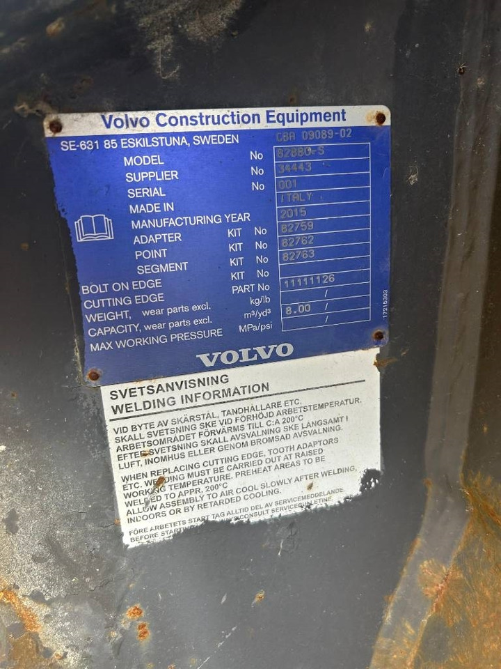 Volvo L350F Rock Bucket (Volvo) - Schaufel für Baumaschine: das Bild 5 Volvo L350F Rock Bucket (Volvo) - Schaufel für Baumaschine: das Bild 5