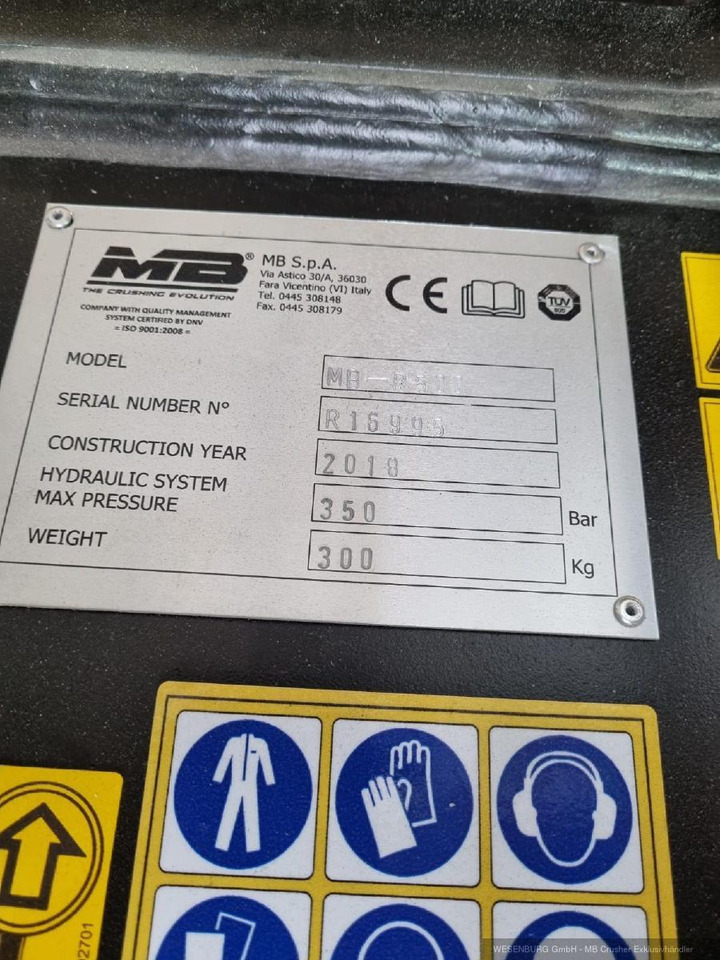 MB Crusher R500 Fräse für Bagger - Neugerät - Anbauteil: das Bild 5 MB Crusher R500 Fräse für Bagger - Neugerät - Anbauteil: das Bild 5