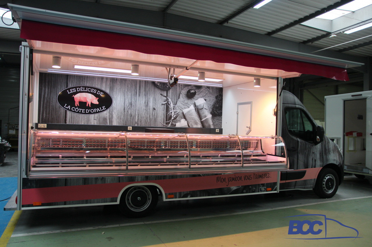 NEU: Verkaufsfahrzeug Für die Beförderung von Lebensmittel BCC POLSKA - FOOD TRUCK - MOBILNY SKLEP MIĘSNY PEUGEOT BOXER: das Bild 6