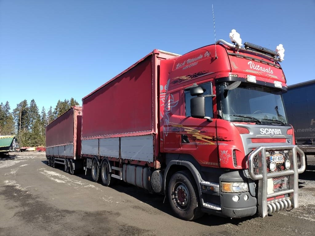 Scania Nousukapelli+Jyki kärry 3m sisäkork.liukukatot - Plane LKW: das Bild 2 Scania Nousukapelli+Jyki kärry 3m sisäkork.liukukatot - Plane LKW: das Bild 2