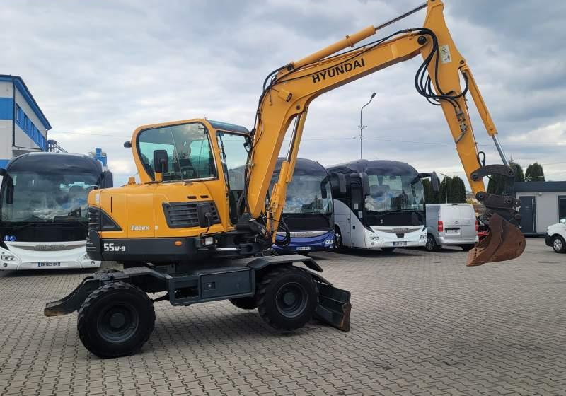 Hyundai ROBEX 55W-9 EXCAVATOR / SPROWADZONY Z FRANCJI - Mobilbagger: das Bild 4 Hyundai ROBEX 55W-9 EXCAVATOR / SPROWADZONY Z FRANCJI - Mobilbagger: das Bild 4