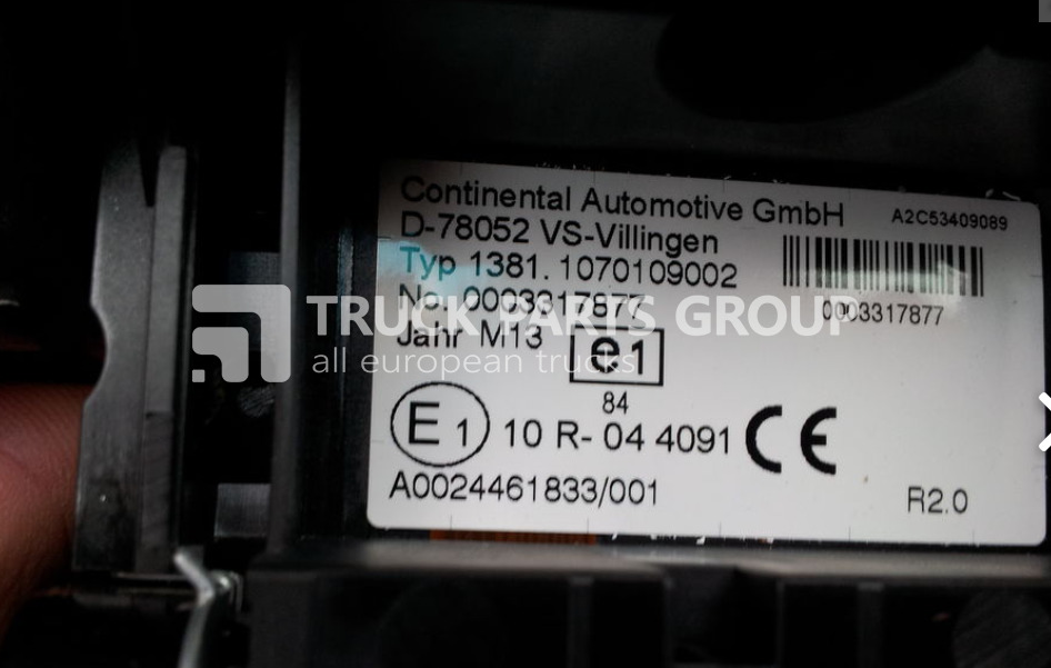 MERCEDES-BENZ Actros, Atego tachograph, 1381 type, 0024461833, 0014464033, 001 tachograph - Tachograph für LKW: das Bild 2 MERCEDES-BENZ Actros, Atego tachograph, 1381 type, 0024461833, 0014464033, 001 tachograph - Tachograph für LKW: das Bild 2