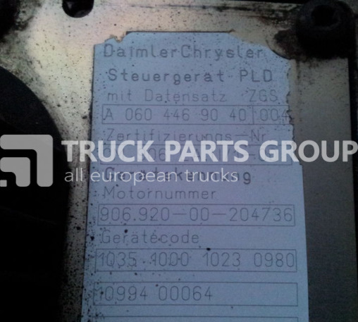 MERCEDES-BENZ Atego, Axor engine control unit, PLD, MR, MR2 electronic Steuerg control unit - Steuergerät für LKW: das Bild 4 MERCEDES-BENZ Atego, Axor engine control unit, PLD, MR, MR2 electronic Steuerg control unit - Steuergerät für LKW: das Bild 4