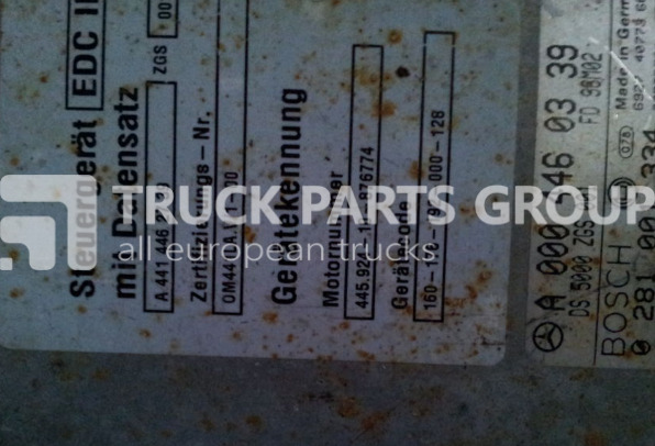 MERCEDES-BENZ engine control unit, EDC, ECU control unit - Steuergerät für LKW: das Bild 1 MERCEDES-BENZ engine control unit, EDC, ECU control unit - Steuergerät für LKW: das Bild 1