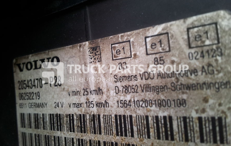 VOLVO FH12, FH13, FM12, FM13, EURO3, EURO4 EURO5 emission instrument p dashboard - Armaturenbrett für LKW: das Bild 5 VOLVO FH12, FH13, FM12, FM13, EURO3, EURO4 EURO5 emission instrument p dashboard - Armaturenbrett für LKW: das Bild 5