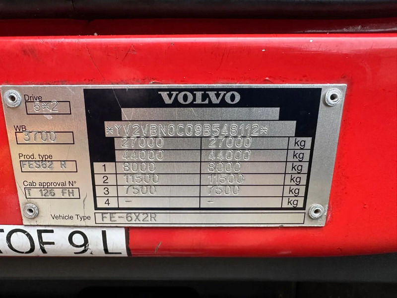 Volvo FE 320 / NL TRUCK / EURO 5 / HIAB MULTILIFT XR 21T / LIKE NEW!! / LOW KM!! / LIFT+STEER AXLE - Abrollkipper: das Bild 5 Volvo FE 320 / NL TRUCK / EURO 5 / HIAB MULTILIFT XR 21T / LIKE NEW!! / LOW KM!! / LIFT+STEER AXLE - Abrollkipper: das Bild 5