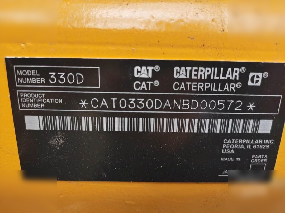 CATERPILLAR 330D - Kettenbagger: das Bild 5 CATERPILLAR 330D - Kettenbagger: das Bild 5