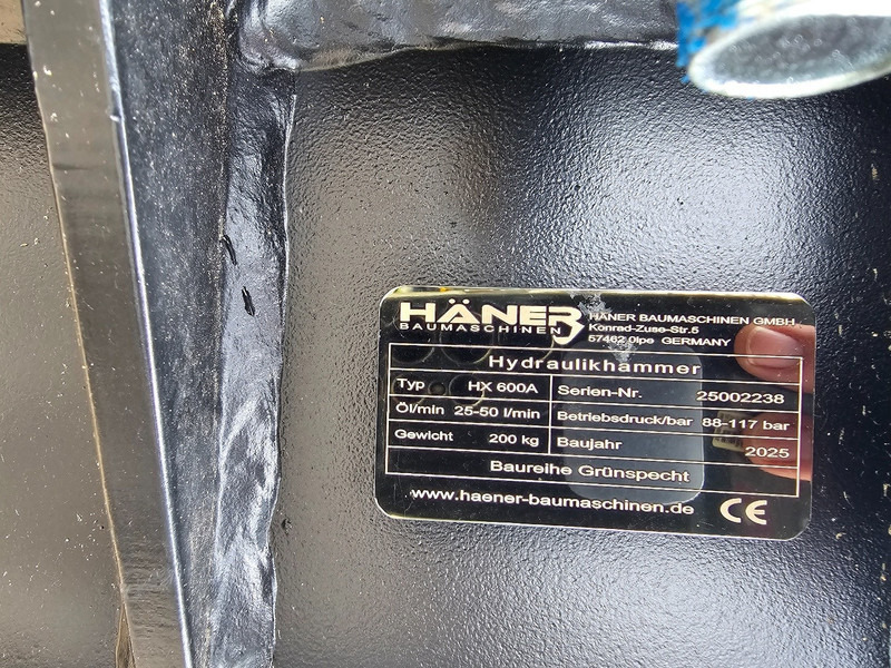 Haner HX600A - Hydraulikhammer für Bagger: das Bild 5 Haner HX600A - Hydraulikhammer für Bagger: das Bild 5