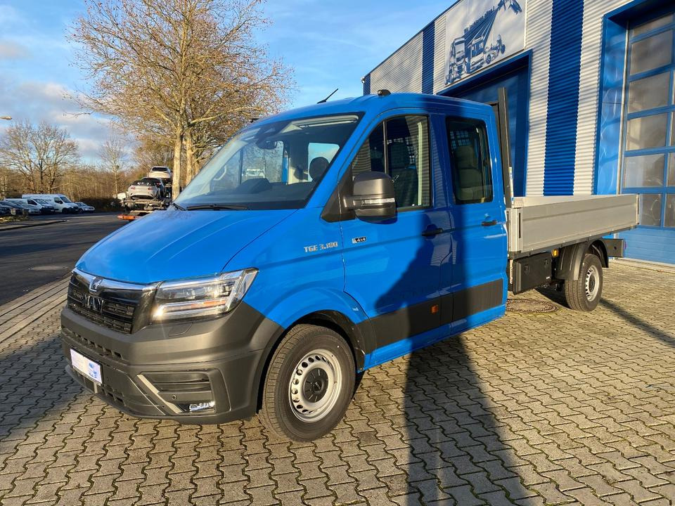 MAN TGE 3.180 4x4 Doka Pritsche Lang *INKL.19% MWT* AUTOMATIK*LED*CAM*AHK*TEMPO*STANDHZG*UVM* - Pritsche Transporter, Transporter mit Doppelkabine: das Bild 4 MAN TGE 3.180 4x4 Doka Pritsche Lang *INKL.19% MWT* AUTOMATIK*LED*CAM*AHK*TEMPO*STANDHZG*UVM* - Pritsche Transporter, Transporter mit Doppelkabine: das Bild 4