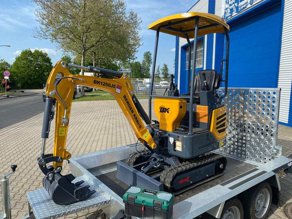 Minibagger BK1250JS + Tieflader + Zubehör *INKL.19% MWST*KUBOTA*BERGER KRAUS*JOYSTICK*SOFORT!* - Minibagger, Anhänger: das Bild 4 Minibagger BK1250JS + Tieflader + Zubehör *INKL.19% MWST*KUBOTA*BERGER KRAUS*JOYSTICK*SOFORT!* - Minibagger, Anhänger: das Bild 4
