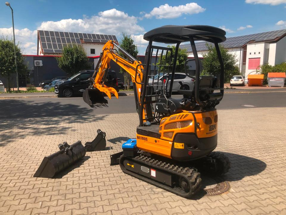 Minibagger BK1700JS + Schaufelpaket *INKL.19% MWST*BERGER KRAUS*KUBOTA*JOYST*SOFORT! - Minibagger: das Bild 5 Minibagger BK1700JS + Schaufelpaket *INKL.19% MWST*BERGER KRAUS*KUBOTA*JOYST*SOFORT! - Minibagger: das Bild 5
