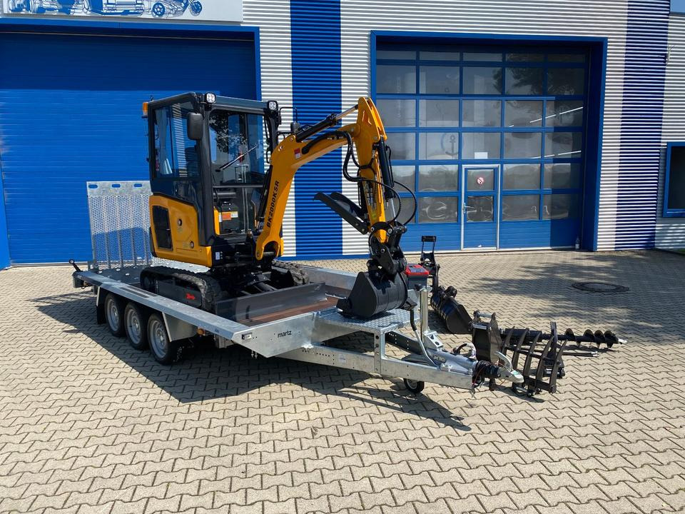 Minibagger BK2000KSR + Tieflader + Zubehör *INKL.19% MWST*BERGER KRAUS*YANMAR*SCHWENKARM* VERSTELLFAHRWERK** - Minibagger, Anhänger: das Bild 5 Minibagger BK2000KSR + Tieflader + Zubehör *INKL.19% MWST*BERGER KRAUS*YANMAR*SCHWENKARM* VERSTELLFAHRWERK** - Minibagger, Anhänger: das Bild 5