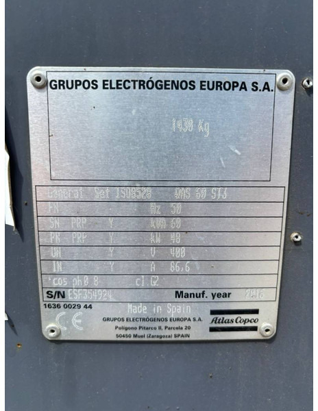 Atlas-Copco QAS 60 ST3 - Stromgenerator: das Bild 5 Atlas-Copco QAS 60 ST3 - Stromgenerator: das Bild 5