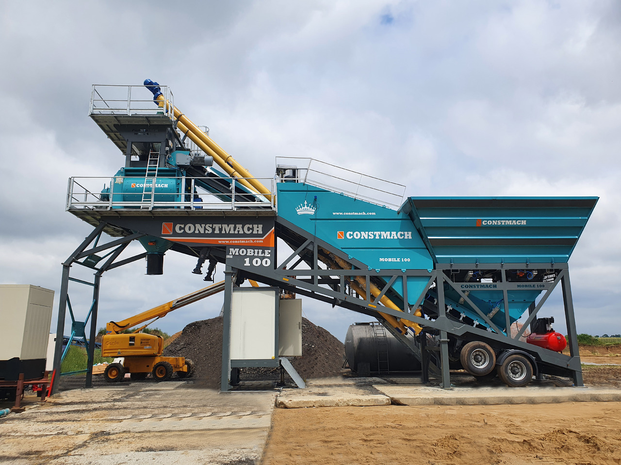 Constmach Mobile Betonmischanlage mit 100 m³/h - Betonmischanlage: das Bild 5 Constmach Mobile Betonmischanlage mit 100 m³/h - Betonmischanlage: das Bild 5