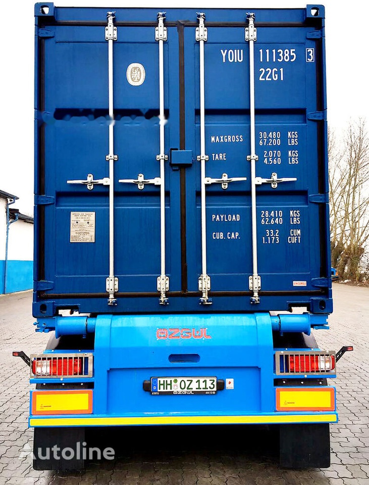 NEU: Kipper Auflieger Özgül 20 FT TIPPING CONTAINER CHASSIS: das Bild 10