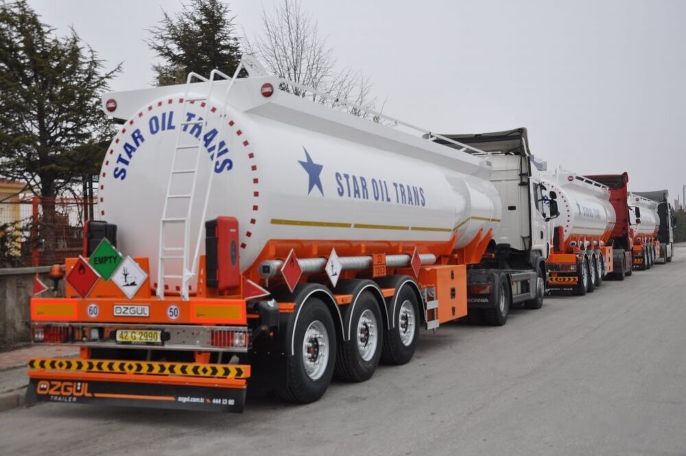Tankauflieger Für die Beförderung von Kraftstoff Özgül ADR BOTTLE TYPE STEEL TANKER: das Bild 6