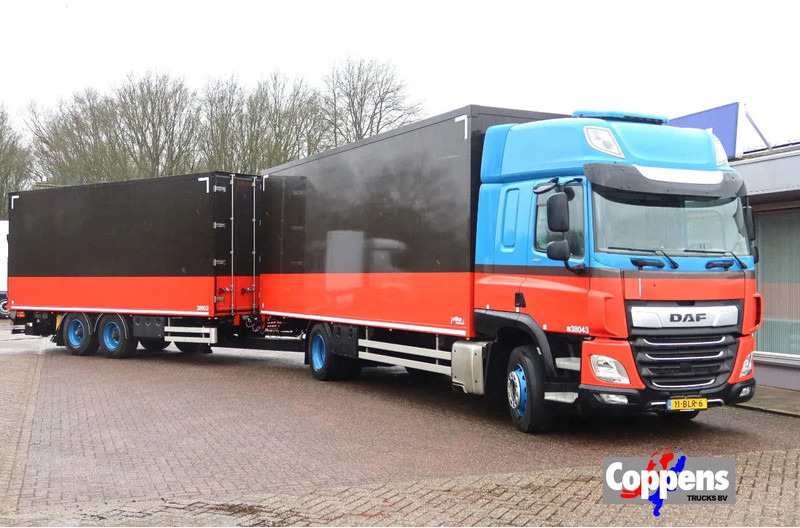 DAF CF 410 Bakwagen + Trailer 2x DHollandia 2000kg 5 stuks in voorraad!! - Koffer LKW: das Bild 1 DAF CF 410 Bakwagen + Trailer 2x DHollandia 2000kg 5 stuks in voorraad!! - Koffer LKW: das Bild 1