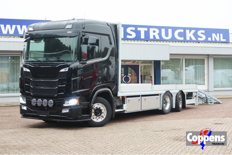 Scania R 500 6x2 Blackline Machine transporter - Autotransporter LKW: das Bild 1 Scania R 500 6x2 Blackline Machine transporter - Autotransporter LKW: das Bild 1