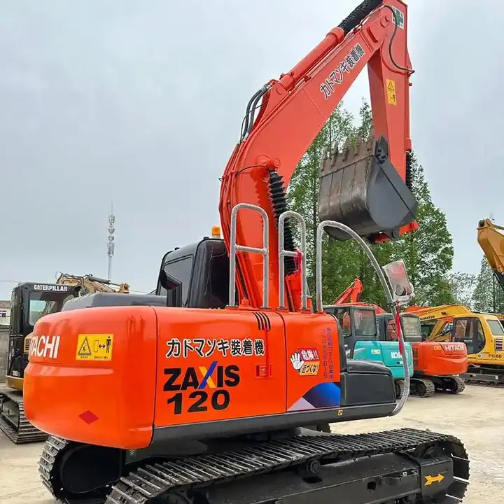 Original Landscaping Excavator Hitachi Zx120 Mini Crawler Excavator With Thumb And Ditch Bucket - Kettenbagger: das Bild 1 Original Landscaping Excavator Hitachi Zx120 Mini Crawler Excavator With Thumb And Ditch Bucket - Kettenbagger: das Bild 1