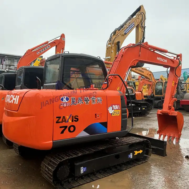 Second Hand Hitachi Zx70 Crawler Excavator Used 7 Ton Excavator Machine With Good Condition For Sale - Kettenbagger: das Bild 1 Second Hand Hitachi Zx70 Crawler Excavator Used 7 Ton Excavator Machine With Good Condition For Sale - Kettenbagger: das Bild 1