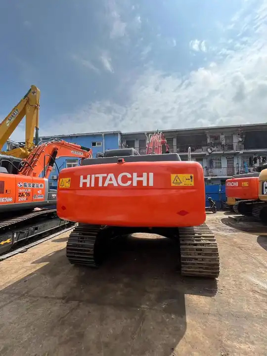 Bagger Used excavator Hitachi ZX120 Japanese  second hand Excavadoras de segunda mano: das Bild 6