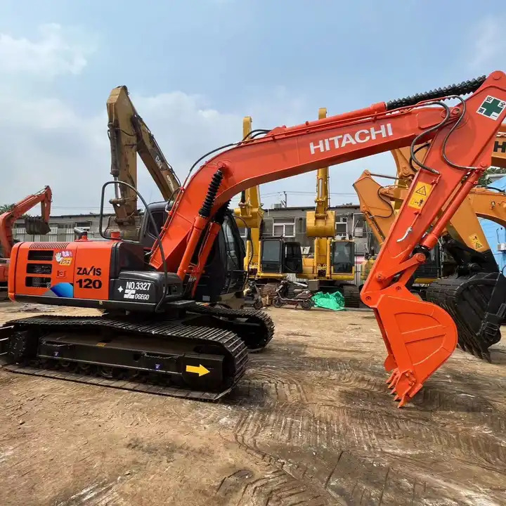 Used excavator hitachi zx 120 Japanese brand hitachi zaxis 120 12Ton excavator - Kettenbagger: das Bild 1 Used excavator hitachi zx 120 Japanese brand hitachi zaxis 120 12Ton excavator - Kettenbagger: das Bild 1
