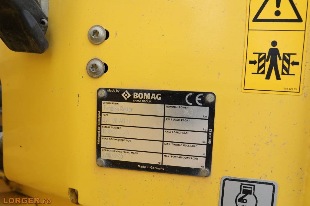 Straßenwalze Bomag BW 120 AD-5: das Bild 11
