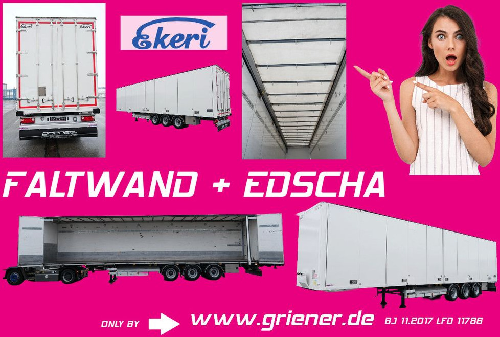 EKERI T3-A / SEITLICHE TÜREN /FALTWAND EDSCHA ! - Koffer Auflieger: das Bild 1 EKERI T3-A / SEITLICHE TÜREN /FALTWAND EDSCHA ! - Koffer Auflieger: das Bild 1